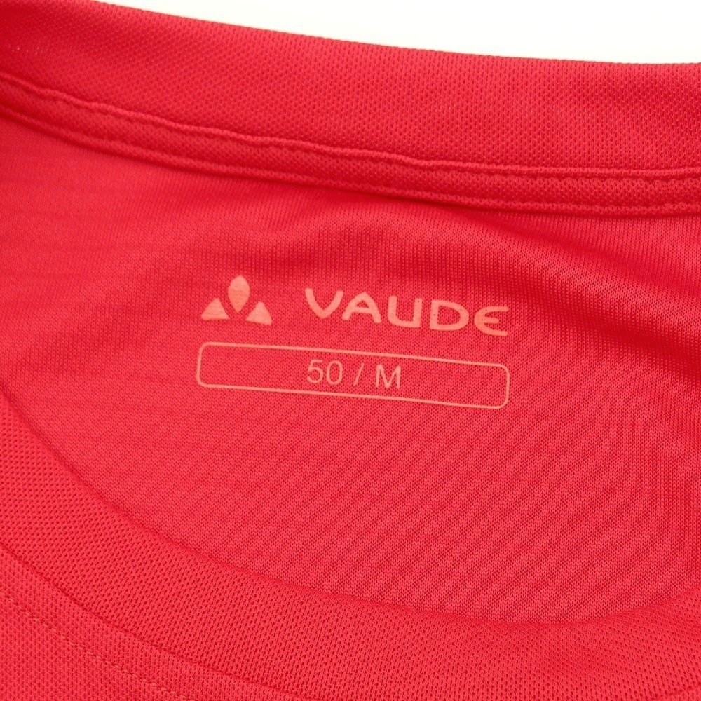 【中古】ファウデ VAUDE ポリエステル カットソー 半袖Ｔシャツ レッド【サイズ50/M】_画像4