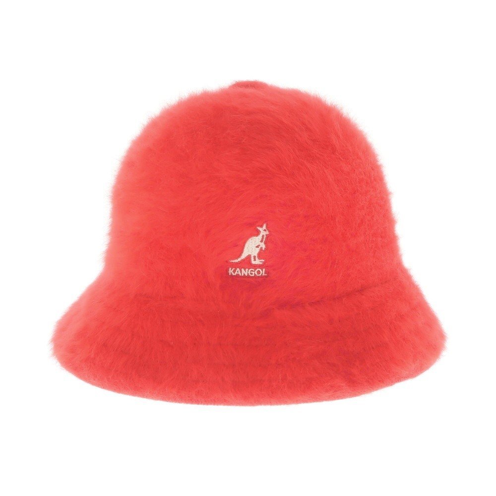 【中古】カンゴール KANGOL アンゴラファー ハット レッド【サイズL】_画像3