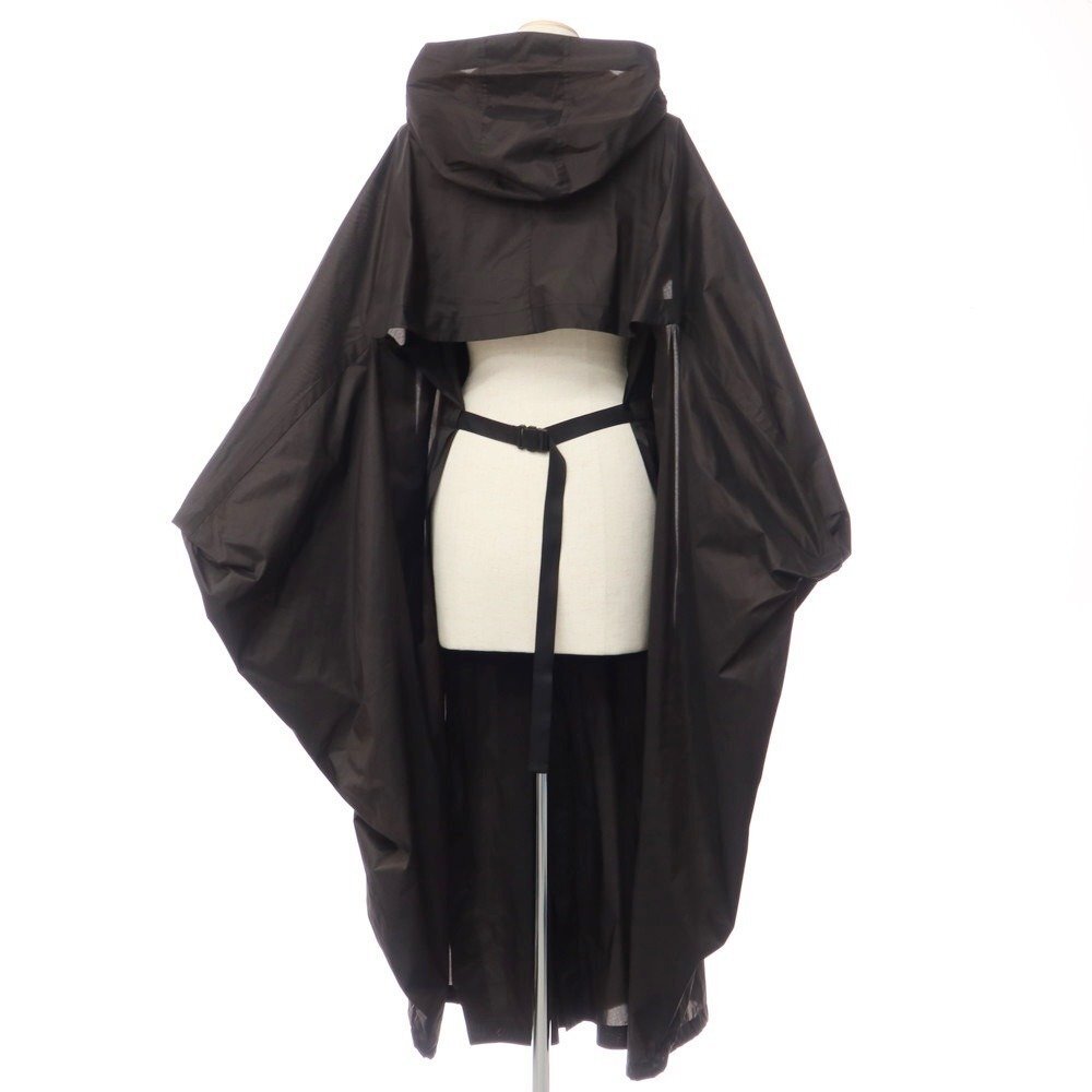[ used ] Issey Miyake ISSEY MIYAKE 2023 year spring summer polyester series poncho f- dead coat black 