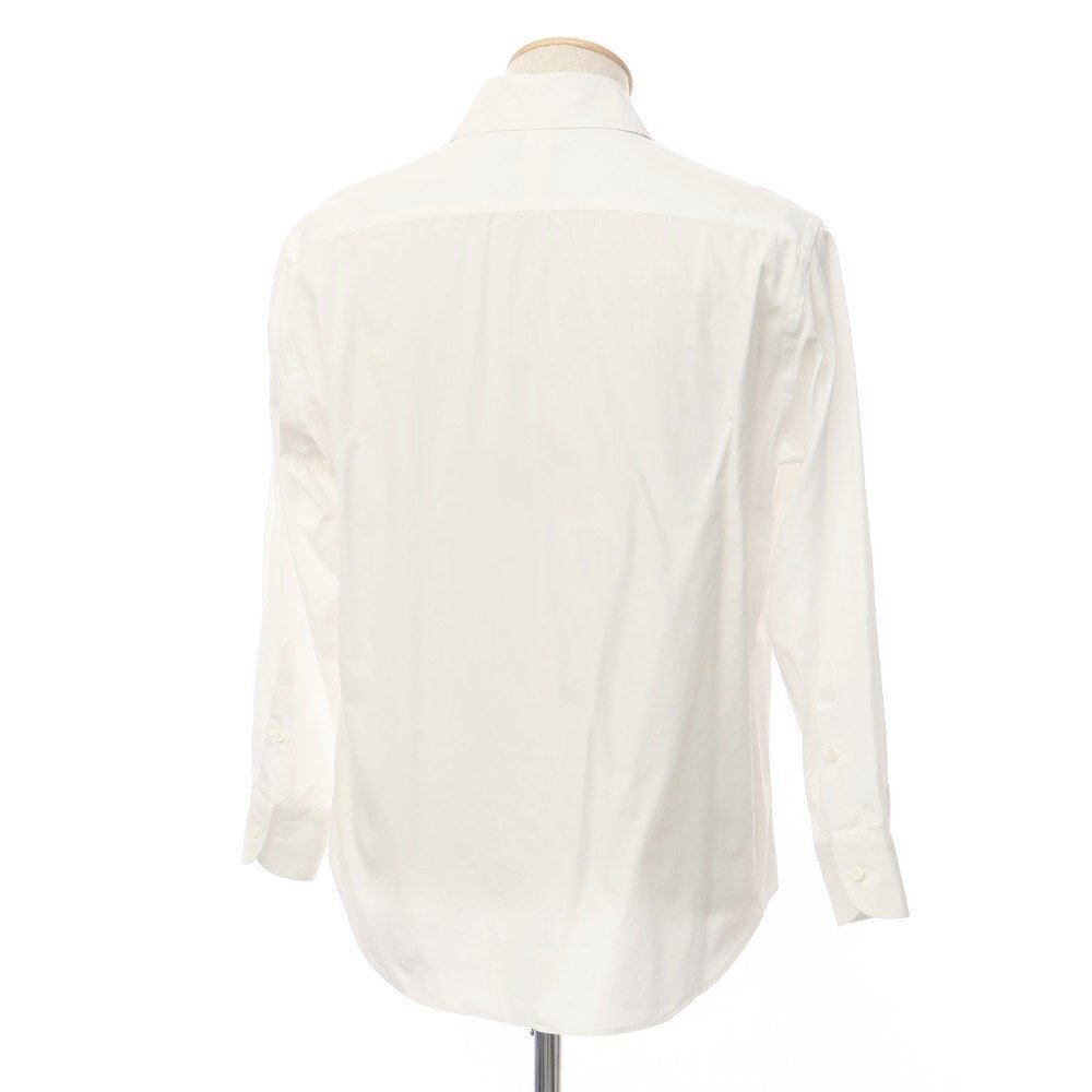 【中古】アザブテーラー azabu tailor コットン ワイドカラー ドレスシャツ ホワイトS位】_画像3
