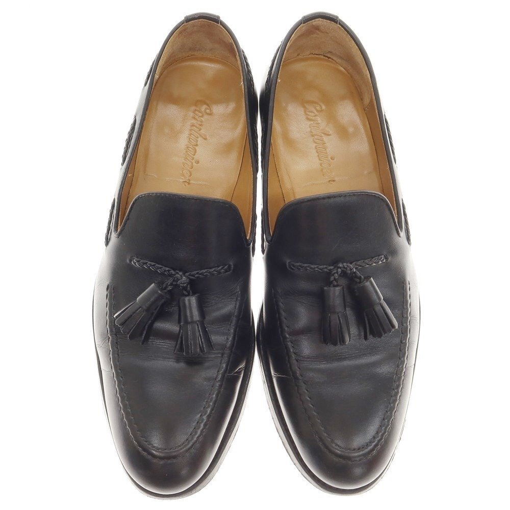[ used ] Cordwainer Cordwainer leather tassel Loafer black [ size 39]