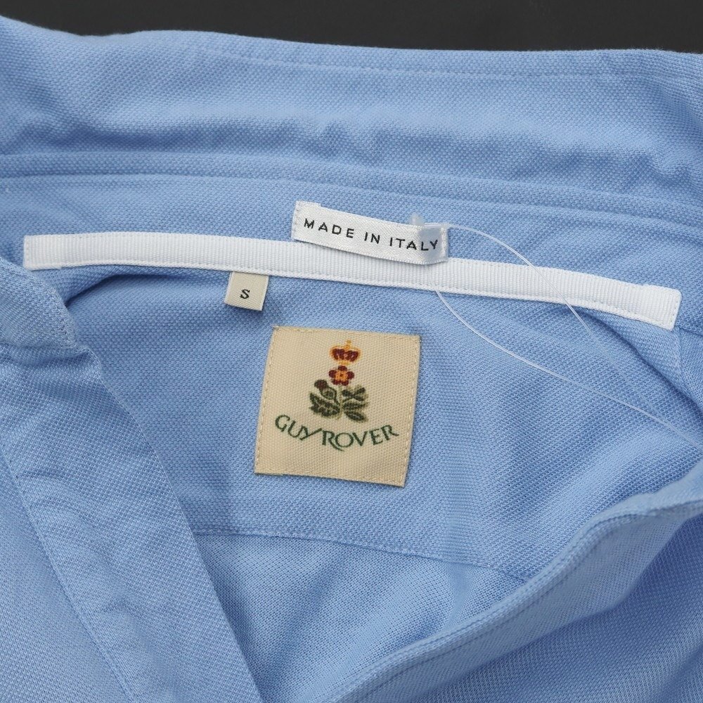 【中古】ギローバー GUY ROVER 鹿の子コットン スキッパー 半袖ポロシャツ 【サイズS】_画像6