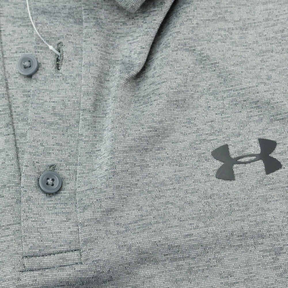 【中古】アンダーアーマー UNDER ARMOUR ポリエステル 長袖 ポロシャツ 【サイズXL】_画像4