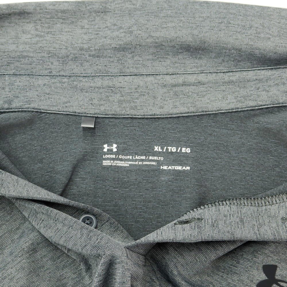 【中古】アンダーアーマー UNDER ARMOUR ポリエステル 長袖 ポロシャツ 【サイズXL】_画像5