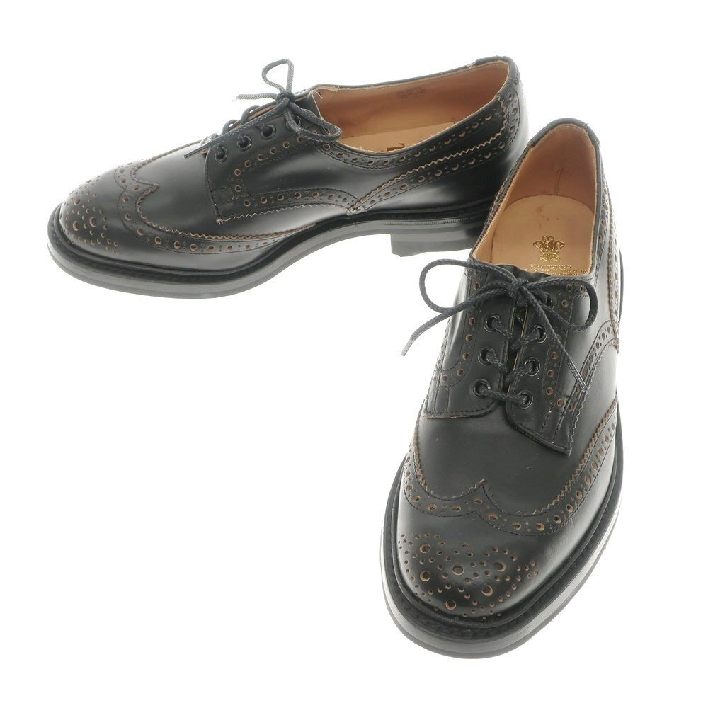 【未使用】トリッカーズ Tricker's BURTON ウイングチップシューズ 【サイズ9 1/2】_画像1