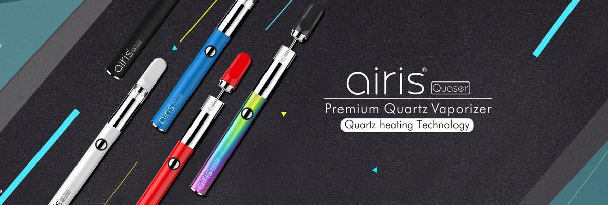 Airistech airis Quaser エアリスクエーサー ヴェポライザー 電子タバコ CBD CBN CBG ブラック