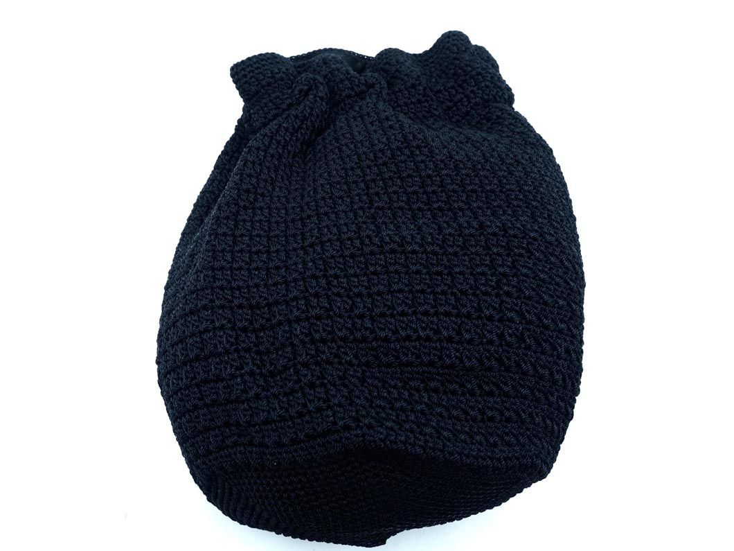 THE sak The sak crochet needle braided pouch rucksack Day Pack bag black ## * ebc9 lady's 