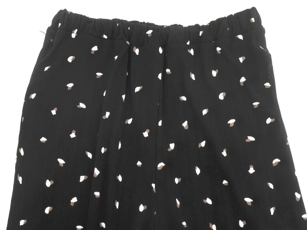 LEPSIMrepsi.m Lowrys Farm total pattern Easy pants sizeM/ black #* * ebc9 lady's 