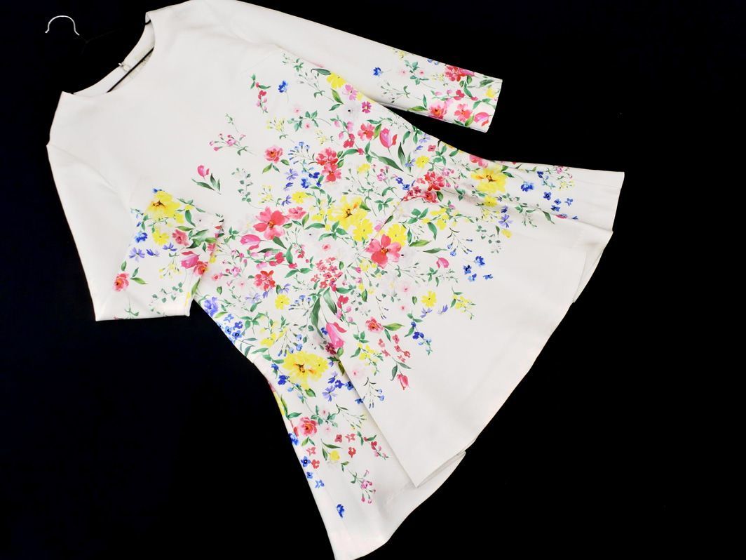 Chesty Chesty floral print frill One-piece size1/ white #* * eca1 lady's 