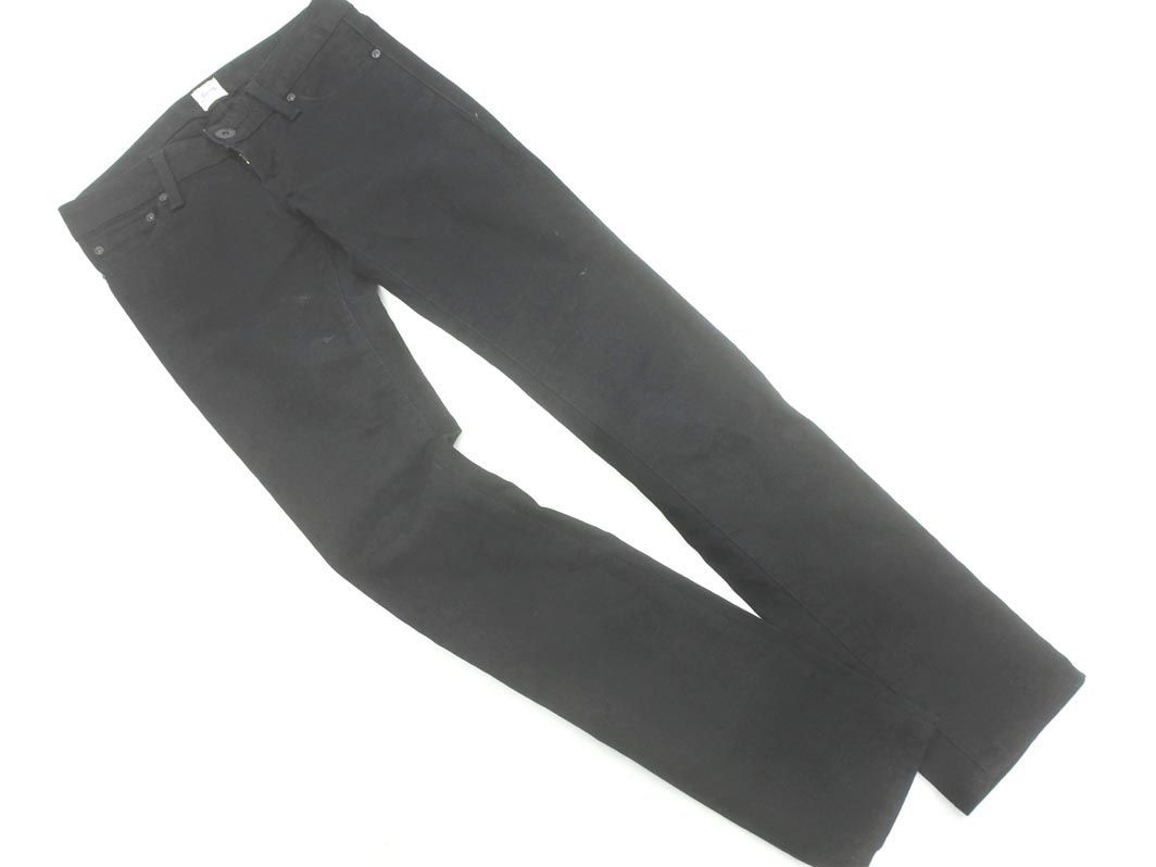 MOUSSY Moussy стрейч обтягивающий брюки size24/ чёрный ## * eca6 женский 