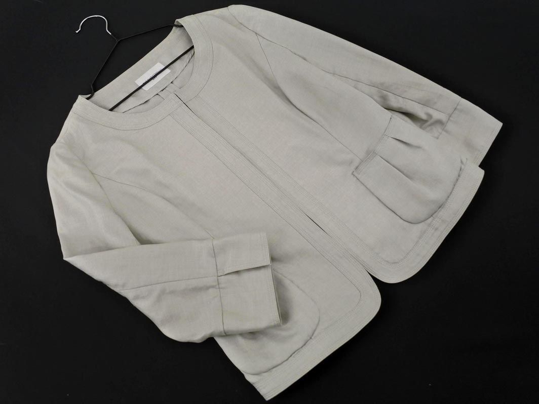 THE SUIT COMPANY suit Company 7 minute sleeve setup jacket skirt suit size on 38, under 36/ gray #* * eca6 lady's 