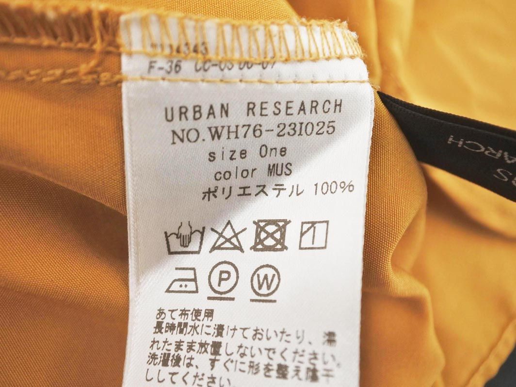 URBAN RESEARCH アーバンリサーチ items ブラウス シャツ sizeONE/マスタード ■◇ ☆ eca7 レディース_画像6