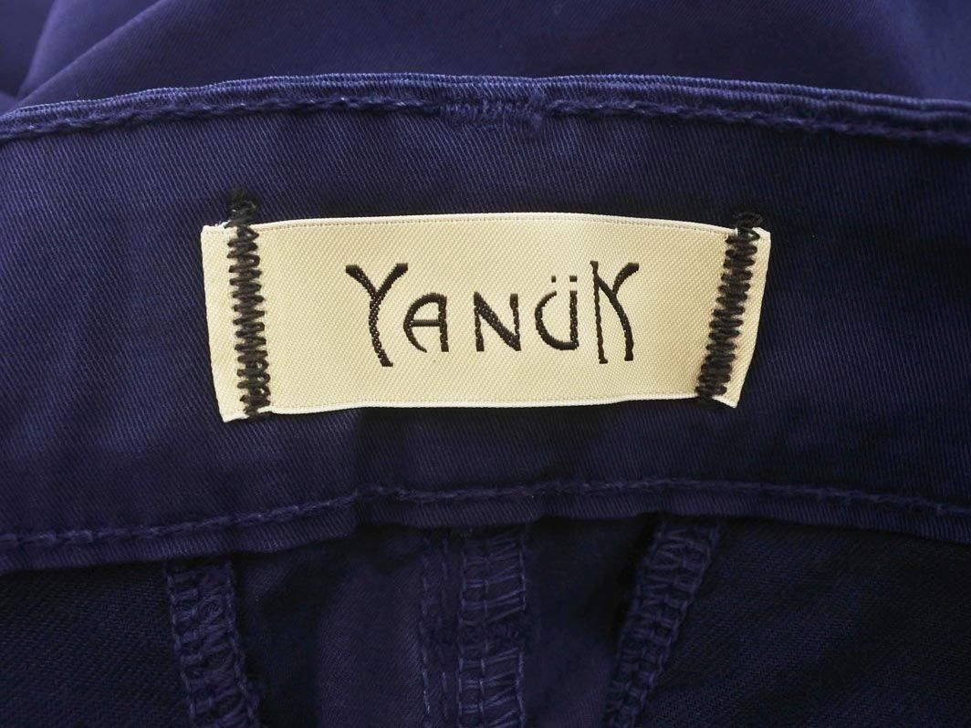 新品 Yanuk ヤヌーク カジュアル コットン パンツ sizeS/濃紺 ■◇ ☆ ecb4 レディース_画像5