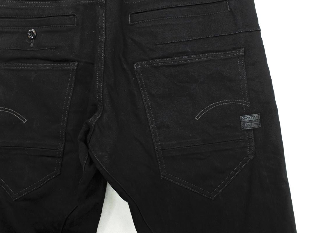 G-STAR RAW ジースターロゥ D-STAQ 3D スリム デニムパンツ size28/黒 ■■ ☆ ecb8 メンズ_画像7