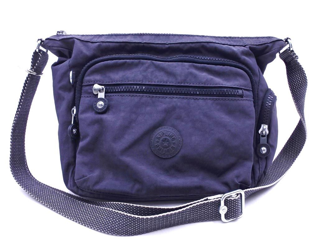 Kipling キプリング ナイロン ショルダー バッグ グレー ■■ ☆ ecc5 レディース_画像1