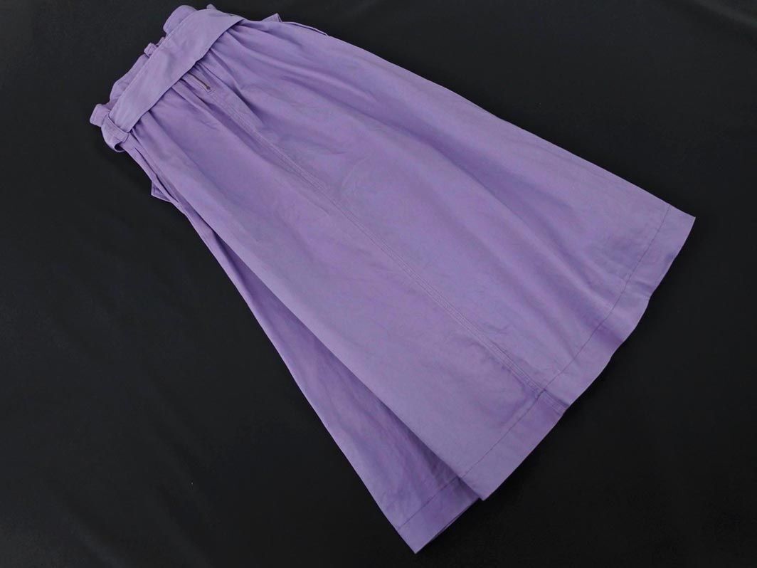 nano universe Nano Universe long skirt size38/ lavender #* * ecc5 lady's 