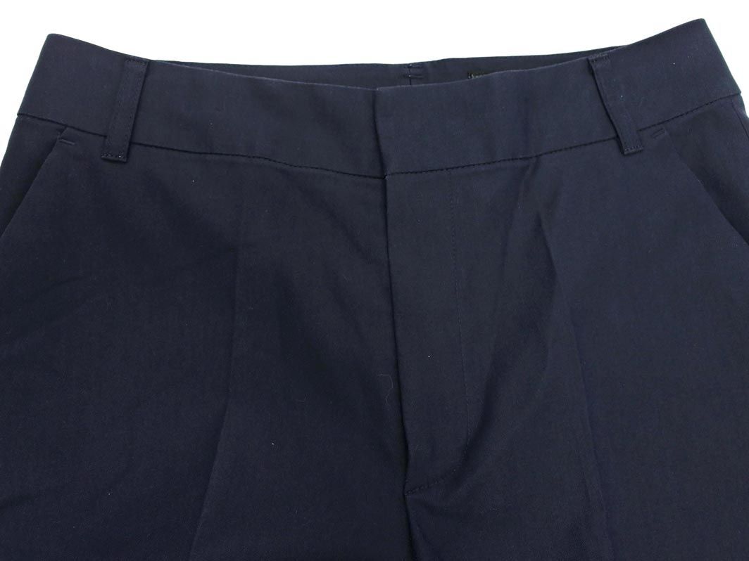 UNTITLED Untitled linen. гаучо брюки size2/ темно-синий #* * ecc5 женский 
