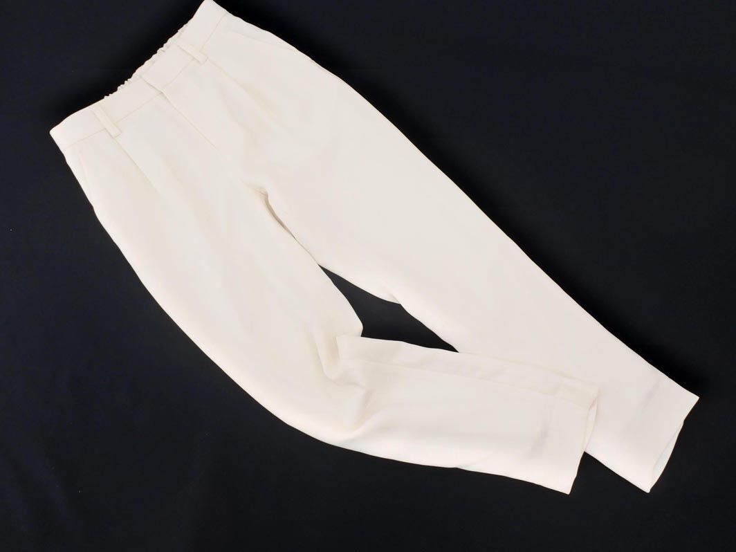 INED Ined tapered pants size7/ eggshell white #* * ecc6 lady's 