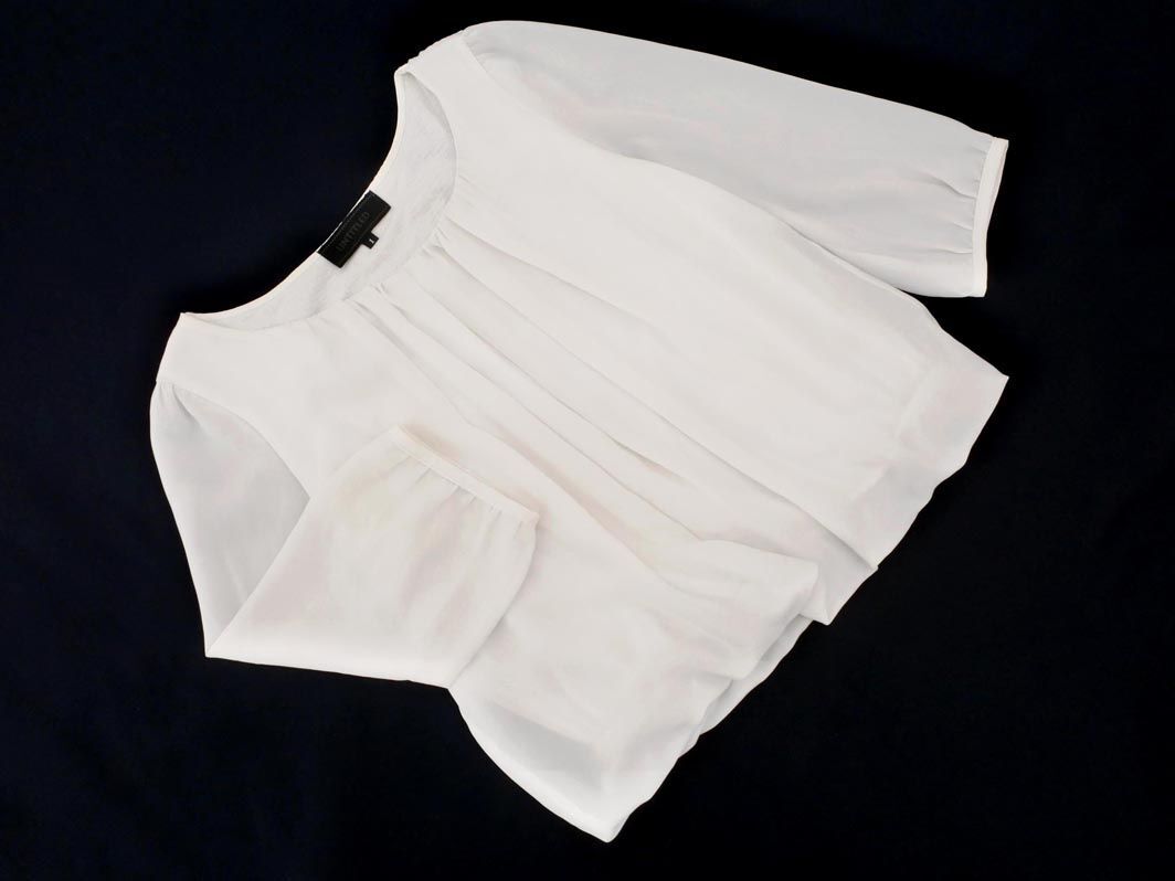 UNTITLED Untitled pull over blouse shirt size1/ white #* * ecc8 lady's 