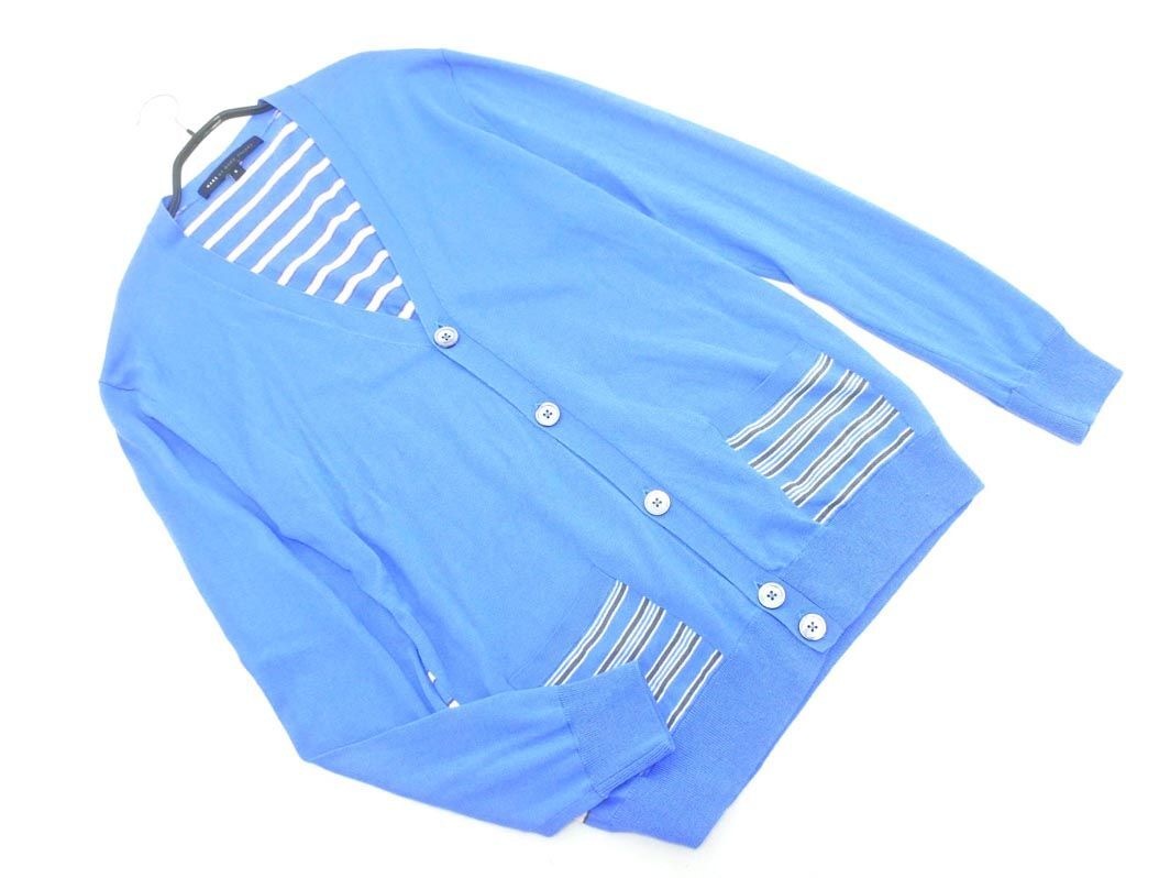 MARC BY MARC JACOBS Mark by Mark Jacobs border switch cardigan sizeS/ light blue #* * ecc9 men's 