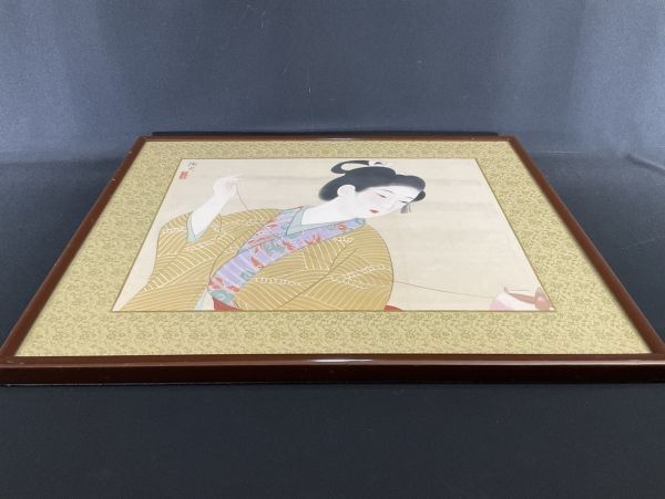 Yahoo!オークション - 真作 日本画 門井掬水 『糸まき』 絹本 和 Yahoo!オークション - 真作 日本画 門井掬水 『糸まき』 絹本 和