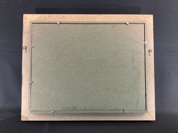 模写■油彩■作者不詳■親子図■柔らかな色合いの逸品■額付絵画　1ｄ_画像9