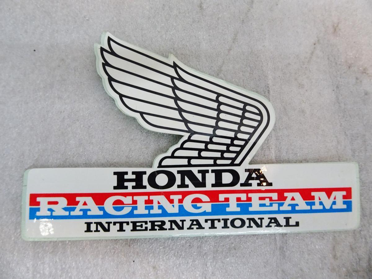 HONDA RACING INTERNATIOAL 右ウィングマーク ステッカー 定形外84円の画像1