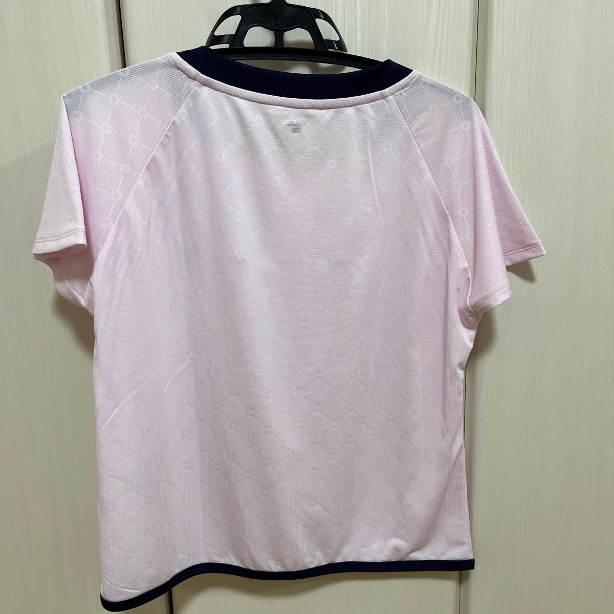 フィラ　テニスウェア　春夏　新品　XL Tシャツ　ゲームシャツ　ピンク　半袖