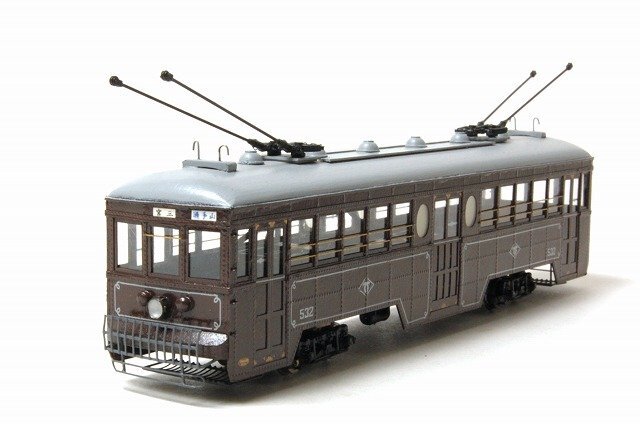 *matsu Moto model HO gauge Kobe city electro- tram 