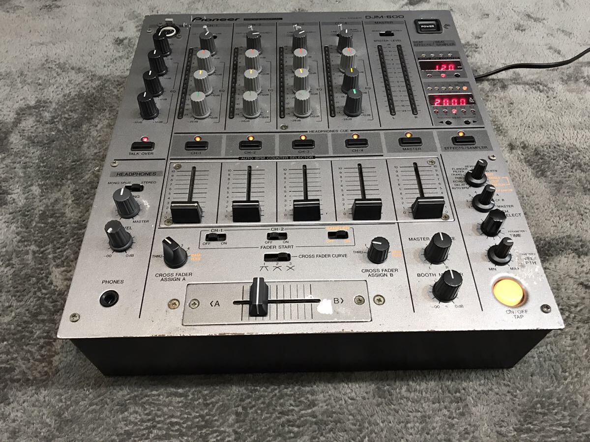 【動作確認済】Pioneer パイオニア DJM-600 DJミキサー_画像3