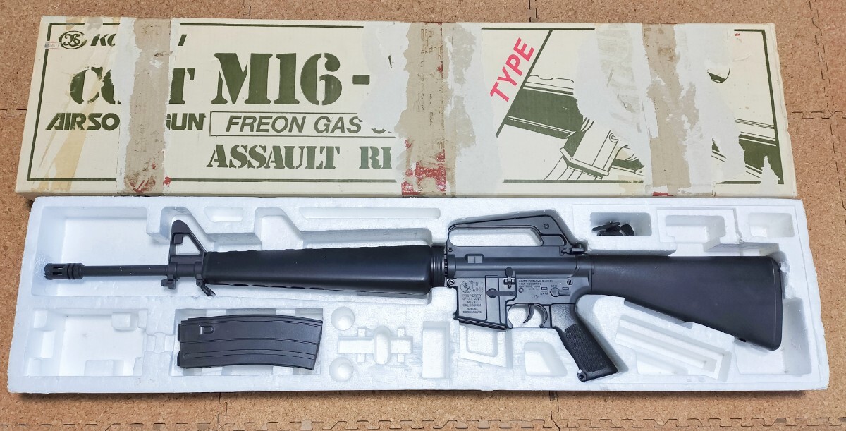 国際　コクサイ　KOKUSAI M16A1 エアソフトガン　エアガン　モデルガン　スーパーウェポン　_画像1