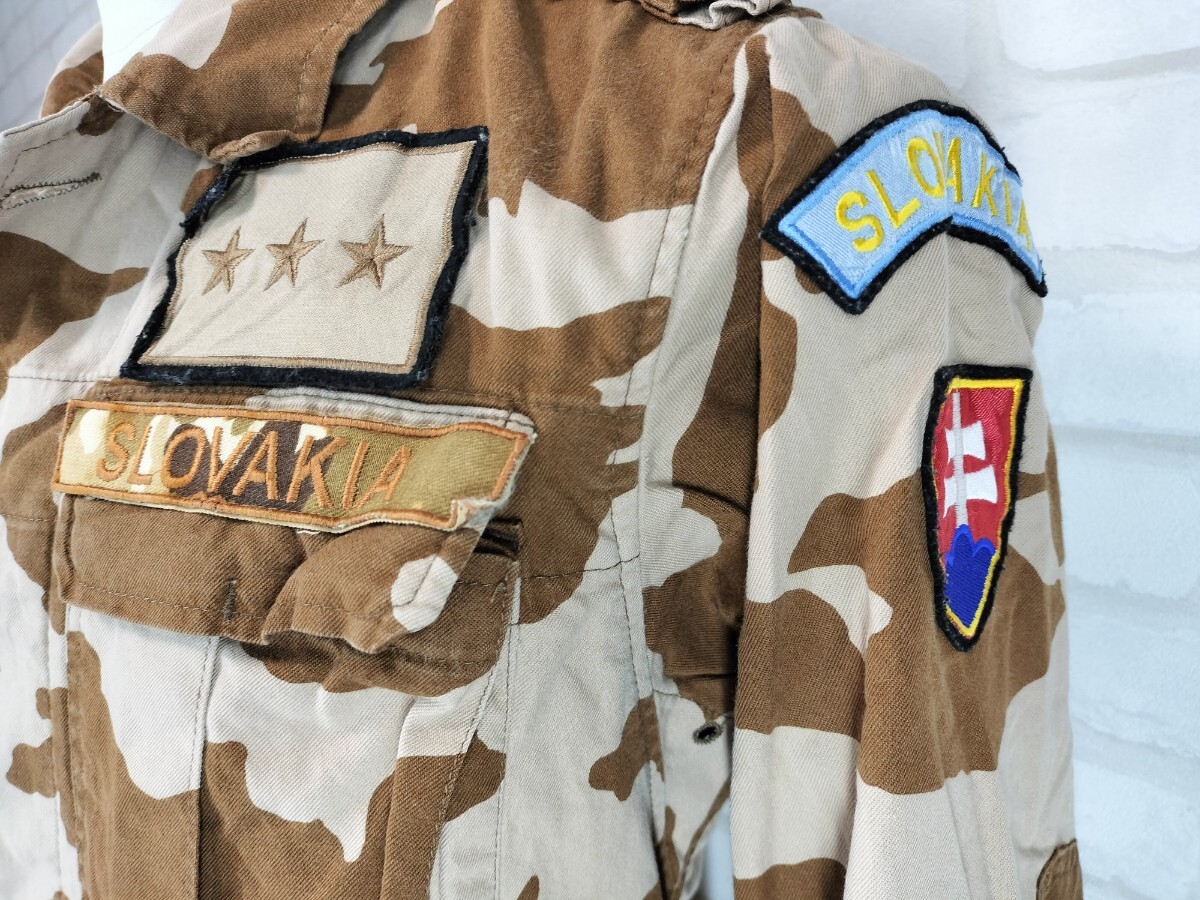 スロバキア軍 イラク派遣 大尉 着用 イラク自由作戦 国連派遣 UN フルパッチジャケット　戦闘服 ジャケット スロバキア デザート迷彩 001_画像5