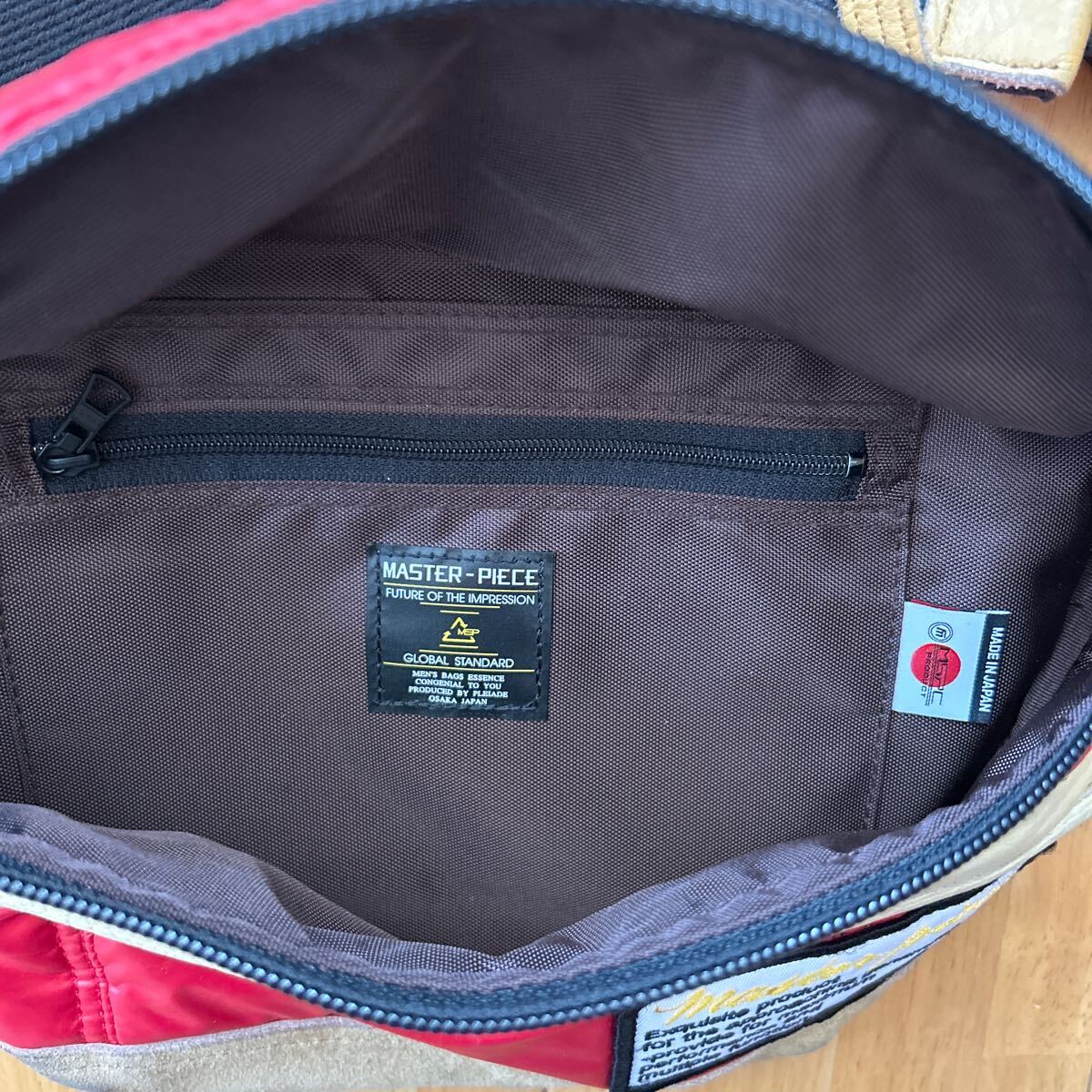 MASTAER PIECE master-piece waist bag red secondhand goods free shipping 