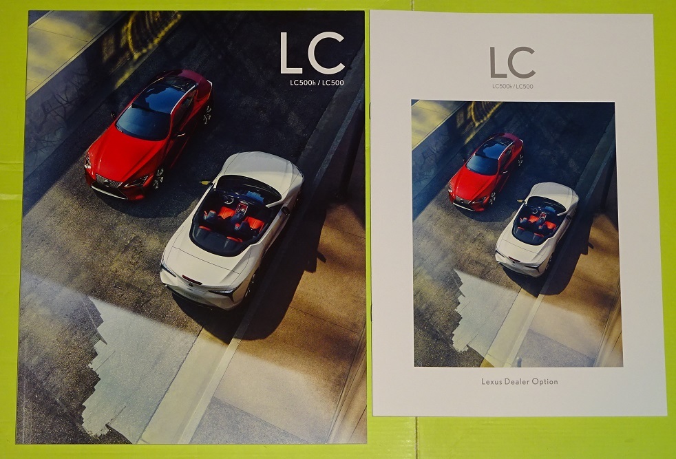 レクサス LC 2023年6月版 LC500 LC500h クーペ コンバーチブル カタログ DOP 2冊セット TRD ホイール オプションカタログの画像1