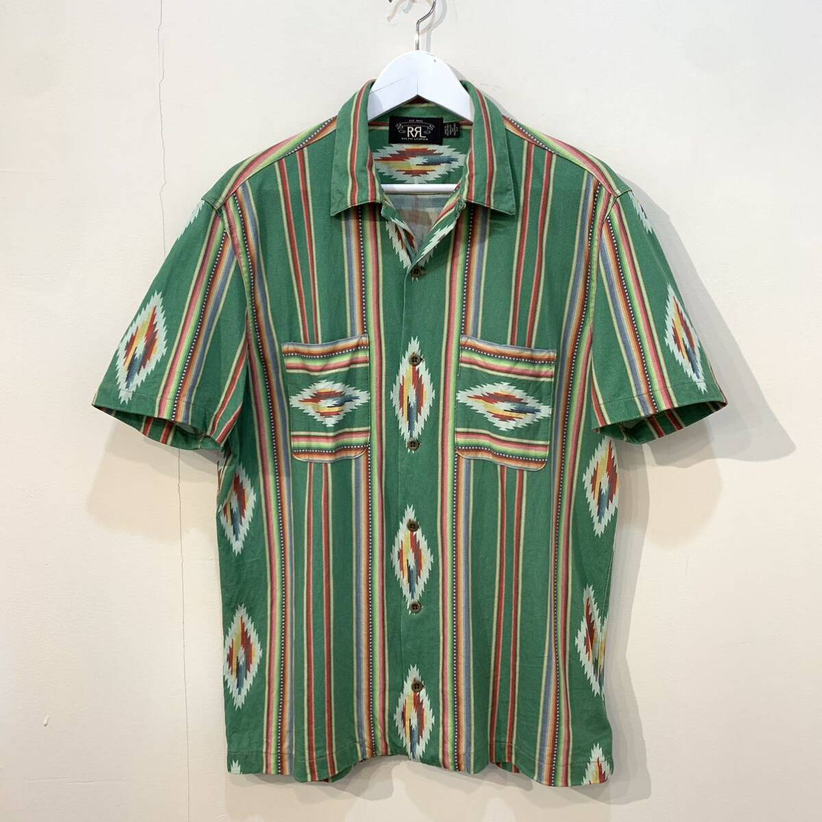 2023SS RRL Native Print Jersey Camp Shirt ネイティブ 2023SS RRL Native Print Jersey Camp Shirt ネイティブ