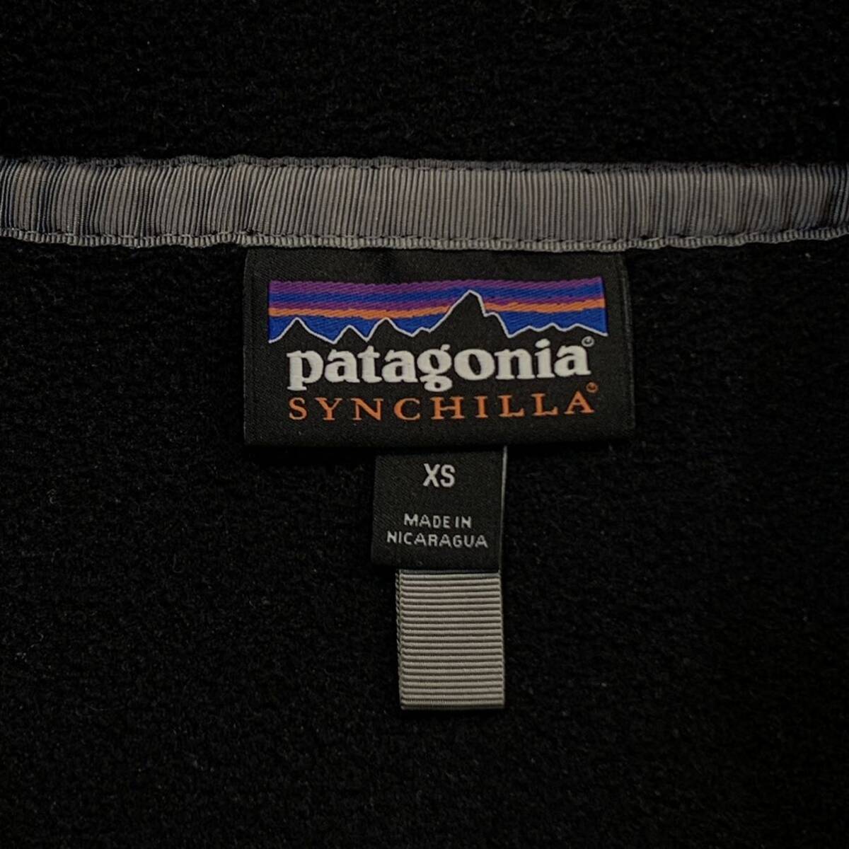 2016 Patagonia Synchilla Snap-T FLEECE JACKET パタゴニア シンチラ スナップT フリース ジャケット BLACK ブラック/グレー 黒 25580FA16_画像5
