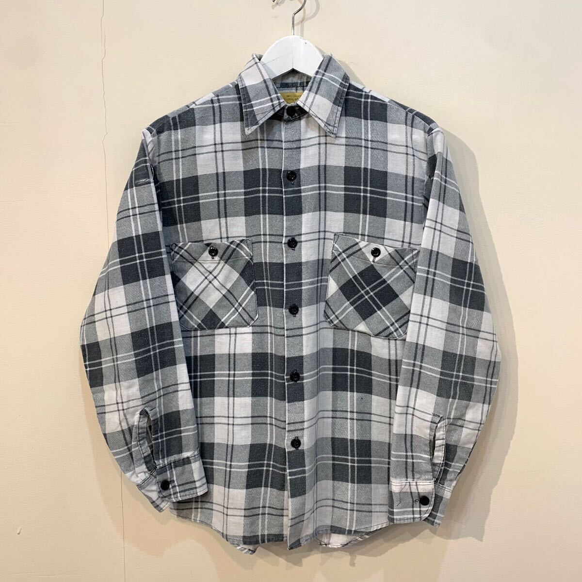 70's vintage Sears PERMA-PREST Flannel Shirt 70年代 70's vintage Sears PERMA-PREST Flannel Shirt 70年代