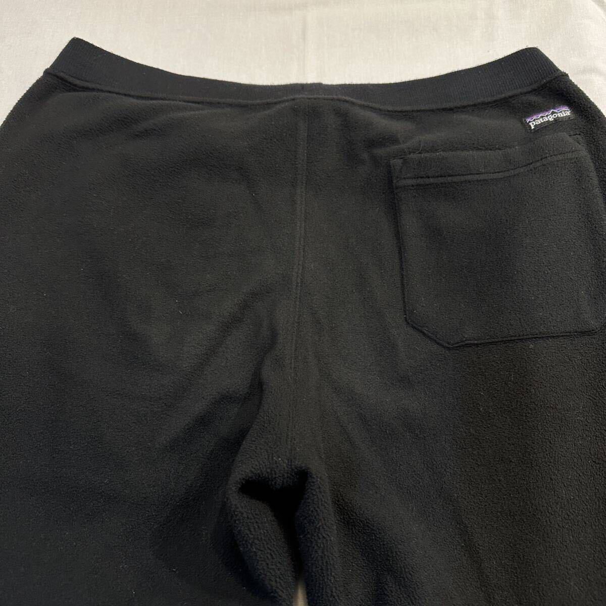 2011 patagonia Fleece Pant BLK M パタゴニア フリース パンツ ボア イージー ロング ブラック 黒 登山 山登り アウトドア 26055 FA11の画像8