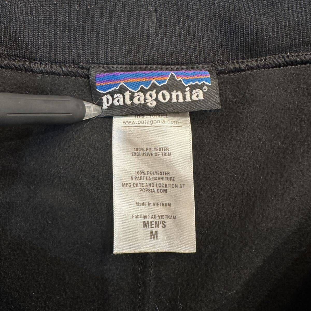 2011 patagonia Fleece Pant BLK M パタゴニア フリース パンツ ボア イージー ロング ブラック 黒 登山 山登り アウトドア 26055 FA11の画像4