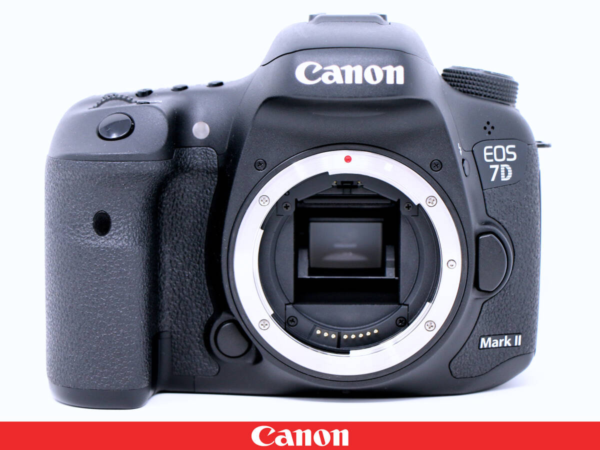 ◇極上美品◇Canon キャノン EOS 7D MarkⅡ マーク2 ボディー◇元箱全完備★少ないショット数13223回★クラス最高画質◇使用感少ない外装_画像2