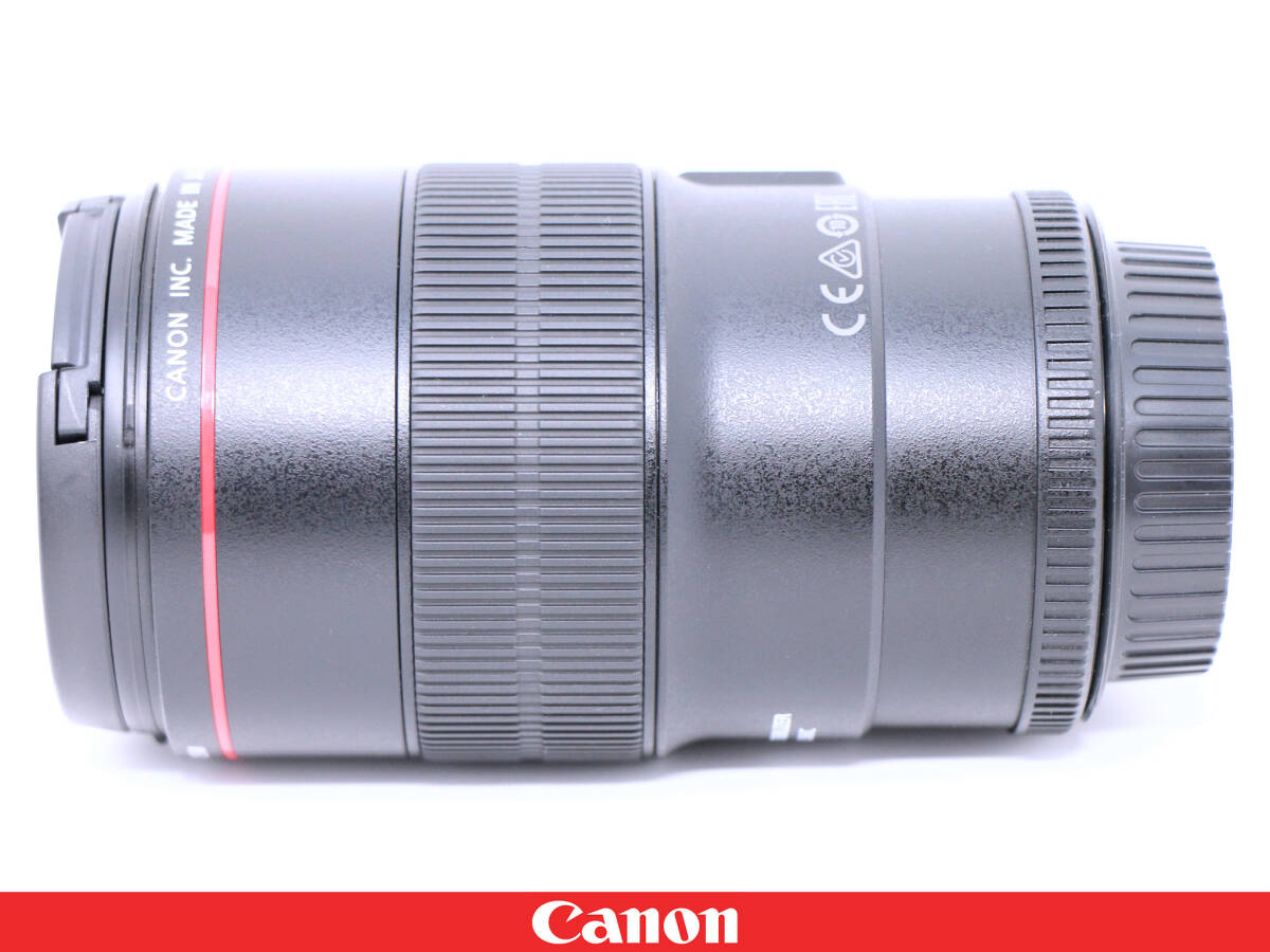 ◇ほぼ未使用◇Canon キャノン EF100mm F2.8L MACRO IS USM フード付属★ハイブリッドIS搭載・高速AF中望遠マクロレンズ_画像4