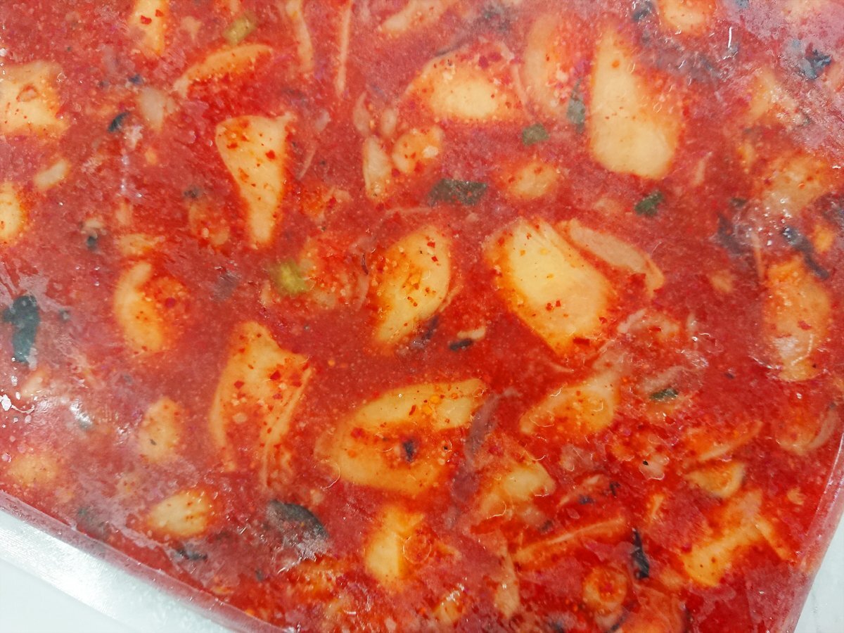  delicacy .. kimchi taste 1kg×2 sack .. squid snack sake. . rice. side dish kimchi squid kimchi [ water production f-z]