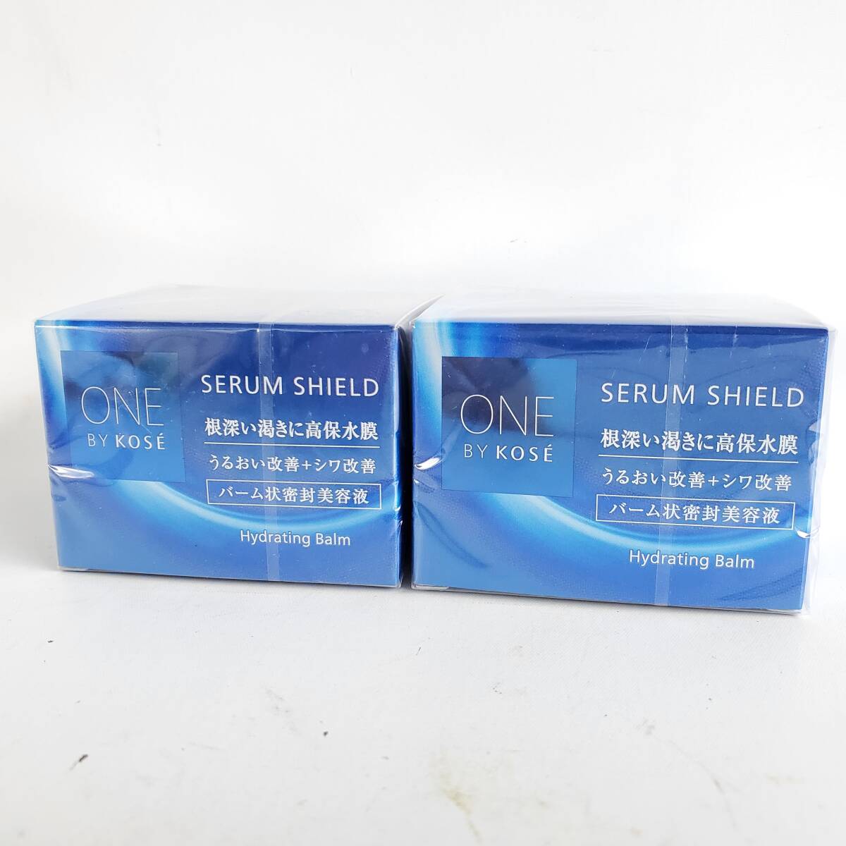 新品 未開封 ONE BY KOSE ワンバイコーセー セラム シールド バーム状美容液 40g×2点_画像1