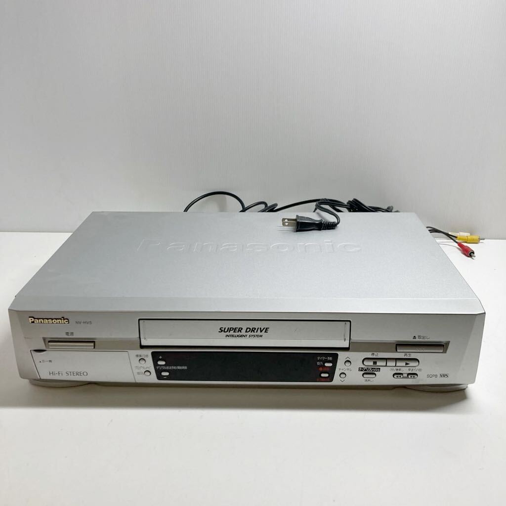 パナソニック Panasonic ビデオデッキ VHS NV-HV5 ジャンク　VHSビデオデッキ STEREO _画像1