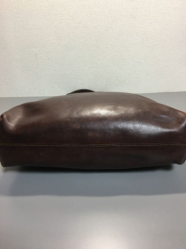 HERZ Organ hell tsu organ leather tote bag Brown 