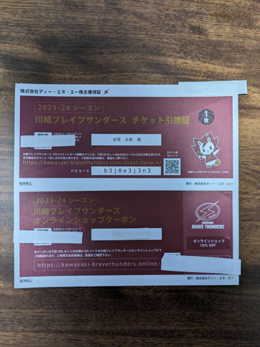 tei-*en*e- stockholder hospitality proof < Kawasaki Brave Sanders ticket coupon 1 sheets > other [ woman name ]