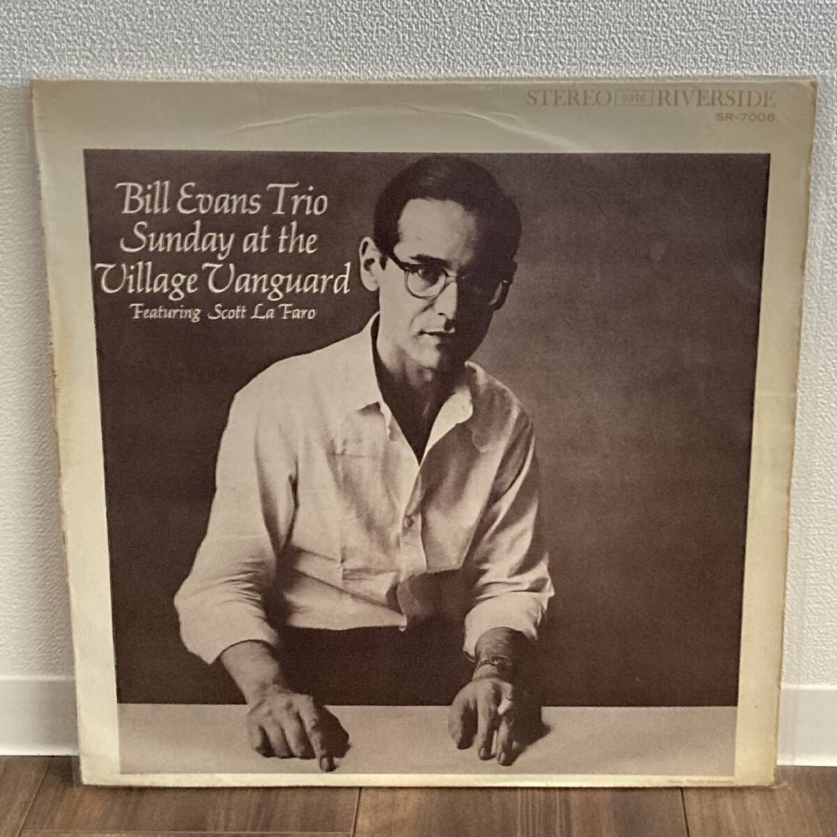 希少 ペラジャケ 日本オリジナル盤 Bill Evans trio Sunday at the village vanguard 深溝 SR 7008 ビル エヴァンス ワルツ フォー デビイ_画像1