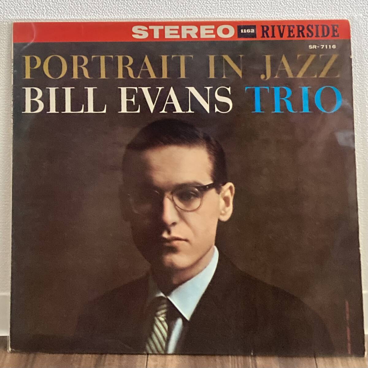 希少 ペラジャケ 日本オリジナル盤 Bill Evans trio Portrait in jazz 深溝 SR 7116 ビル エヴァンスの肖像_画像1