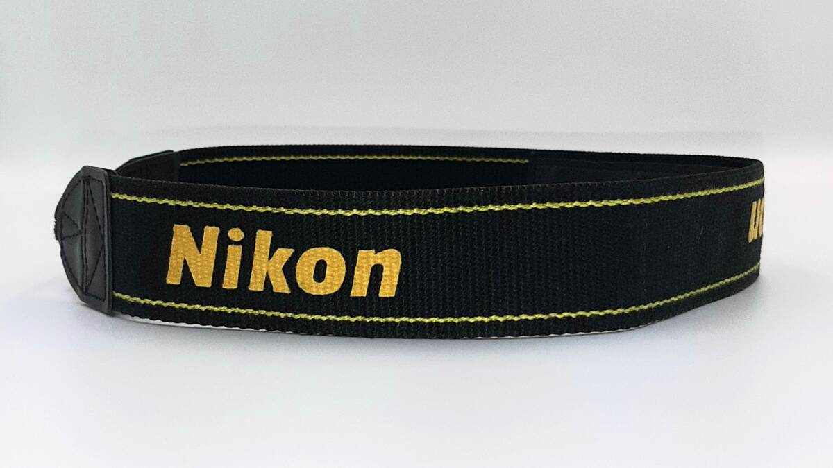 [送料無料]★純正・ほぼ未使用・美品★ Nikon ニコン カメラ ストラップ ロゴ３か所(Ska-0098)_画像1