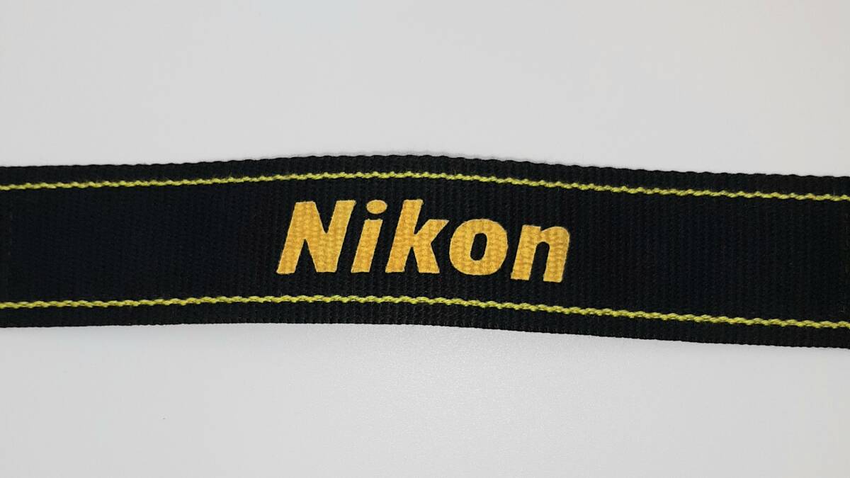 [送料無料]★純正・ほぼ未使用・美品★ Nikon ニコン カメラ ストラップ ロゴ３か所(Ska-0098)_画像2